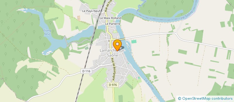 localisation de l'entreprise ETABLISSEMENTS FERINDUS à LAMARCHE-SUR-SAONE