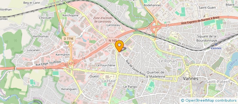 localisation de l'entreprise ETABLISSEMENTS FERRAND à VANNES