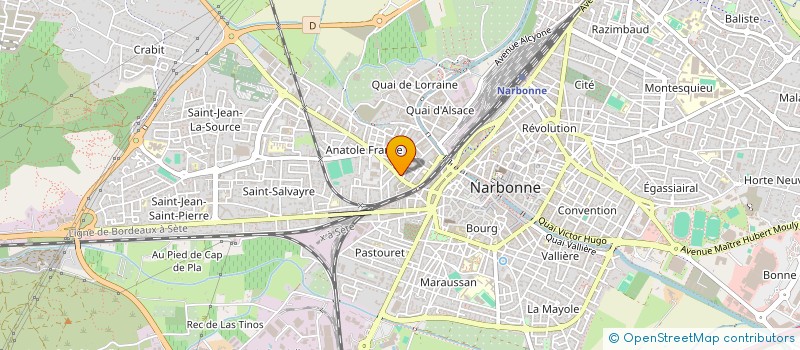 localisation de l'entreprise ETABLISSEMENTS FERRIER à NARBONNE