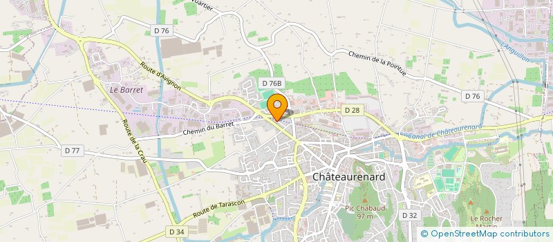 localisation de l'entreprise ETABLISSEMENTS FERRONE à CHATEAURENARD