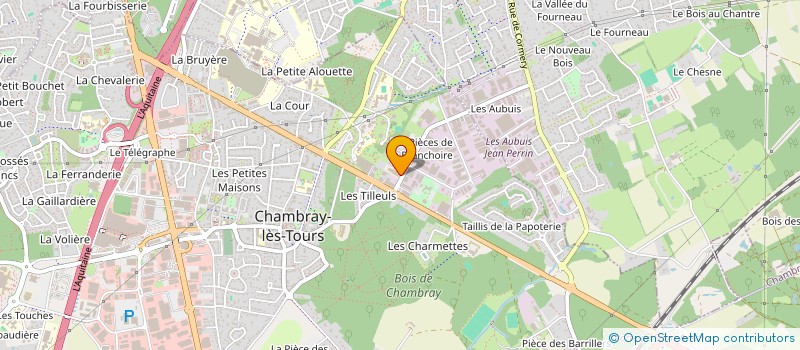 localisation de l'entreprise ETABLISSEMENTS FEYDIEU ET COMPAGNIE à CHAMBRAY-LES-TOURS