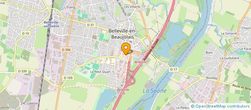 localisation de l'entreprise ETABLISSEMENTS FLEURET-BURNICHON  BELLEVILLE-EN-BEAUJOLAIS