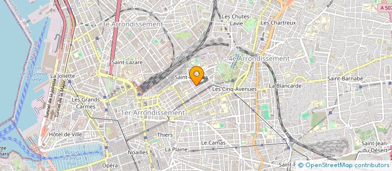 localisation de l'entreprise ETABLISSEMENTS FORAY SARL à MARSEILLE