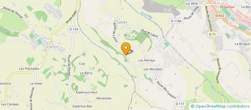 localisation de l'entreprise ETABLISSEMENTS FOULQUIER  LE SEQUESTRE