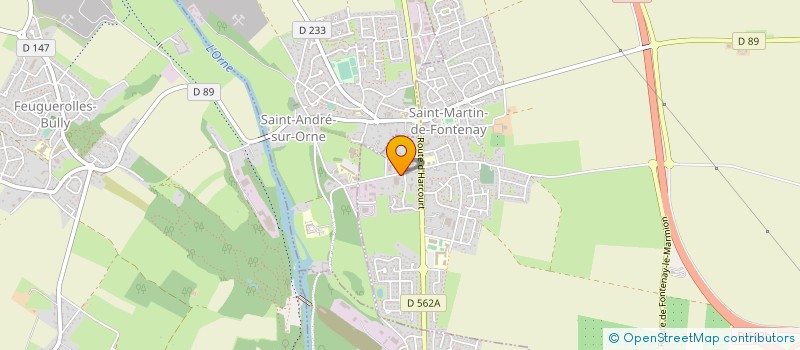 localisation de l'entreprise ETABLISSEMENTS FOUQUES à SAINT-MARTIN-DE-FONTENAY