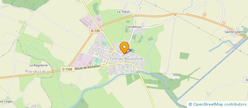 localisation de l'entreprise ETABLISSEMENTS FOURNAT à SAINT-SAVINIEN