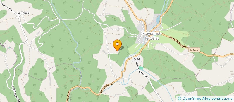 localisation de l'entreprise ETABLISSEMENTS FRADIN  MARMINIAC