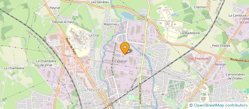 localisation de l'entreprise ETABLISSEMENTS FRANCK NIEL à BOURG-EN-BRESSE