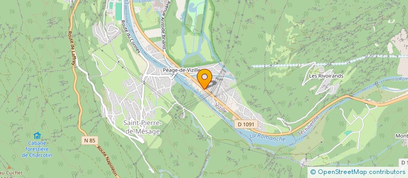 localisation de l'entreprise ETABLISSEMENTS FRANCOIS COGNE  VIZILLE