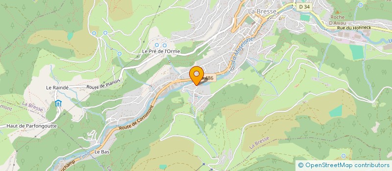 localisation de l'entreprise ETABLISSEMENTS FRASCHINI à LA BRESSE