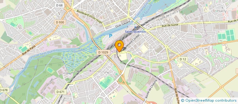 localisation de l'entreprise ETABLISSEMENTS FREMEAUX-LEDUCQ à SAINT-QUENTIN