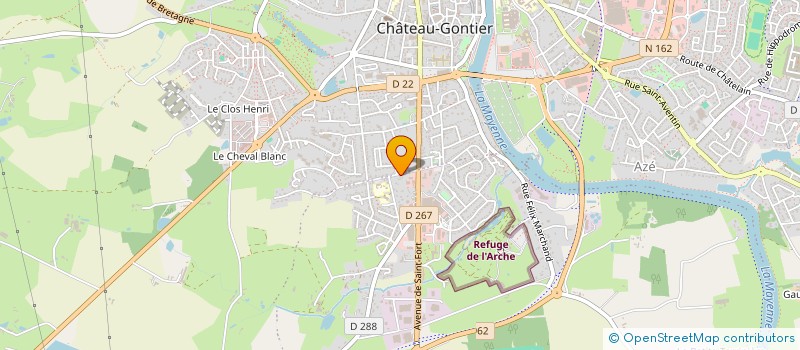 localisation de l'entreprise ETABLISSEMENTS FREULON SARL à SAINT FORT