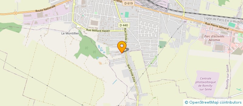 localisation de l'entreprise ETABLISSEMENTS FUNES à ROMILLY-SUR-SEINE