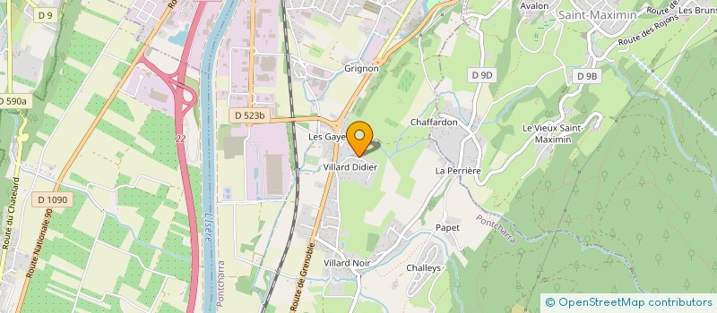 localisation de l'entreprise ETABLISSEMENTS FUSTINONI à PONTCHARRA