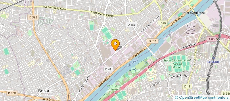 localisation de l'entreprise ETABLISSEMENTS G. BAC ET COMPAGNIE à ARGENTEUIL