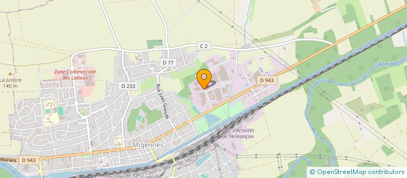localisation de l'entreprise ETABLISSEMENTS G. BEAUMONT à MIGENNES