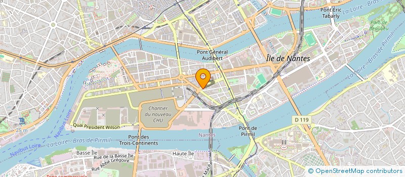 localisation de l'entreprise ETABLISSEMENTS G CHEVALIER à NANTES