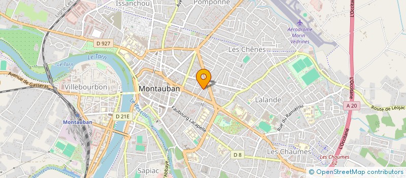 localisation de l'entreprise ETABLISSEMENTS G. DARROUX SA à MONTAUBAN