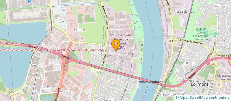 localisation de l'entreprise ETABLISSEMENTS G.DENIES à BORDEAUX