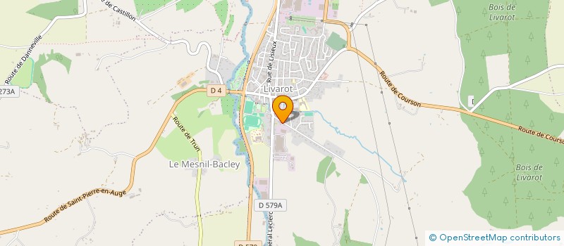 localisation de l'entreprise ETABLISSEMENTS G. MICHEL à LIVAROT-PAYS-D'AUGE