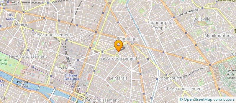 localisation de l'entreprise ETABLISSEMENTS G.WUNSCH à PARIS