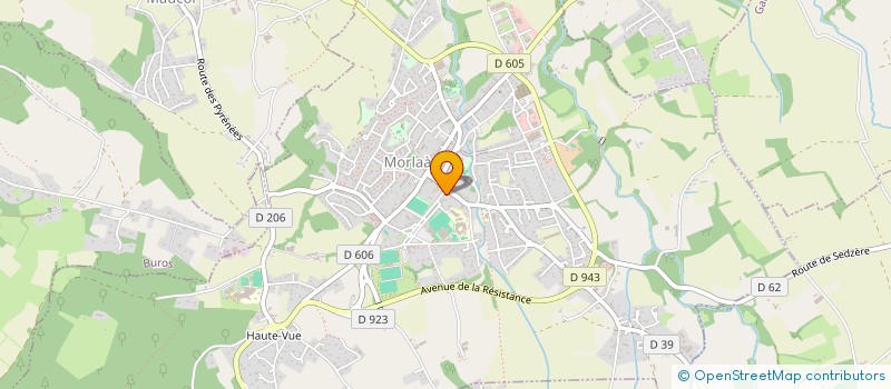 localisation de l'entreprise ETABLISSEMENTS GABAIX à MORLAAS