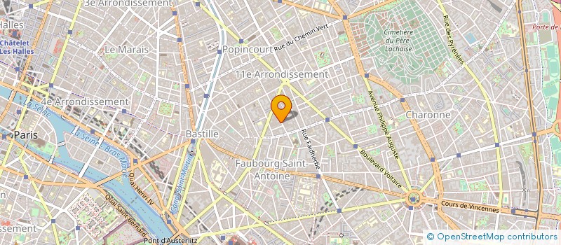 localisation de l'entreprise ETABLISSEMENTS GAETAN LANZANI  PARIS