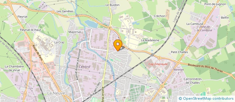 localisation de l'entreprise ETABLISSEMENTS GALIEN à BOURG-EN-BRESSE