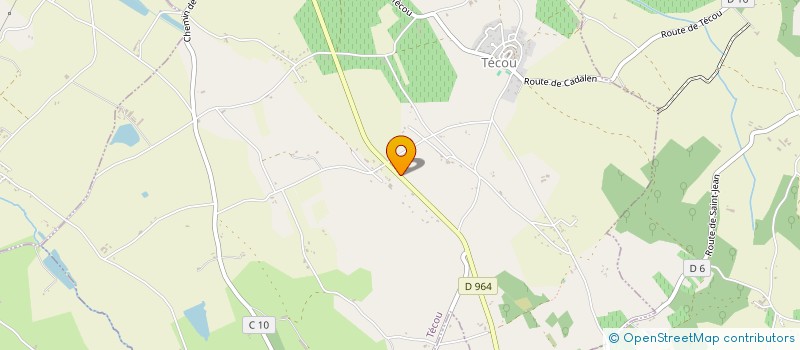 localisation de l'entreprise ETABLISSEMENTS GALINIER  TECOU