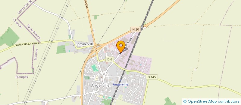 localisation de l'entreprise ETABLISSEMENTS GALLOPIN FRERES à ANGERVILLE