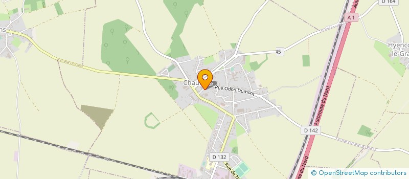 localisation de l'entreprise ETABLISSEMENTS GANCE ET FILS à CHAULNES