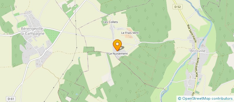 localisation de l'entreprise ETABLISSEMENTS GARANDEL  FAUVILLE