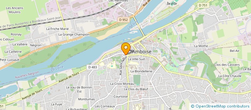 localisation de l'entreprise ETABLISSEMENTS GARDEL ET COMPAGNIE à AMBOISE