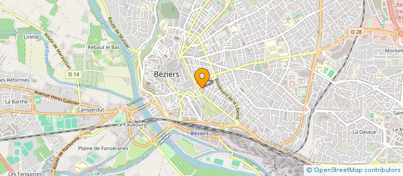 localisation de l'entreprise ETABLISSEMENTS GARMI à BEZIERS