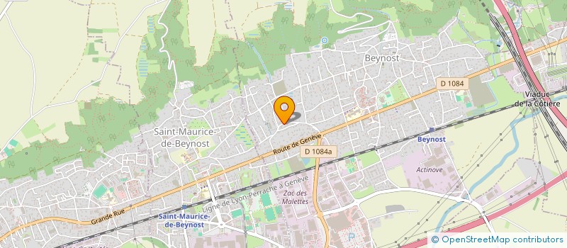 localisation de l'entreprise ETABLISSEMENTS GARNIER à BEYNOST