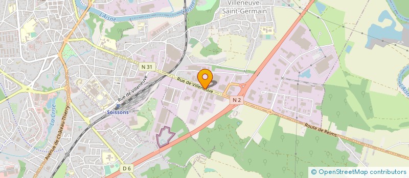 localisation de l'entreprise ETABLISSEMENTS GARRIGUES à BILLY-SUR-AISNE
