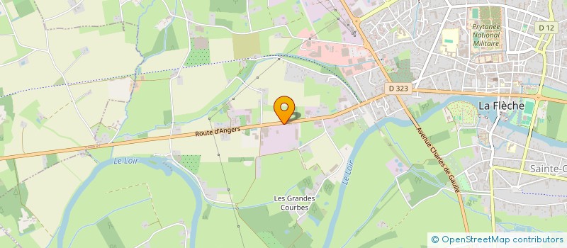 localisation de l'entreprise ETABLISSEMENTS GAUTHIER PERE ET FILS à LA FLECHE