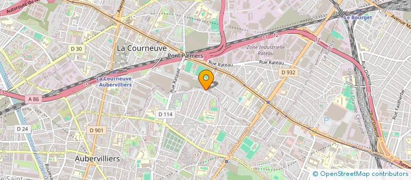 localisation de l'entreprise ETABLISSEMENTS GAUTIER ET COMPAGNIE à AUBERVILLIERS