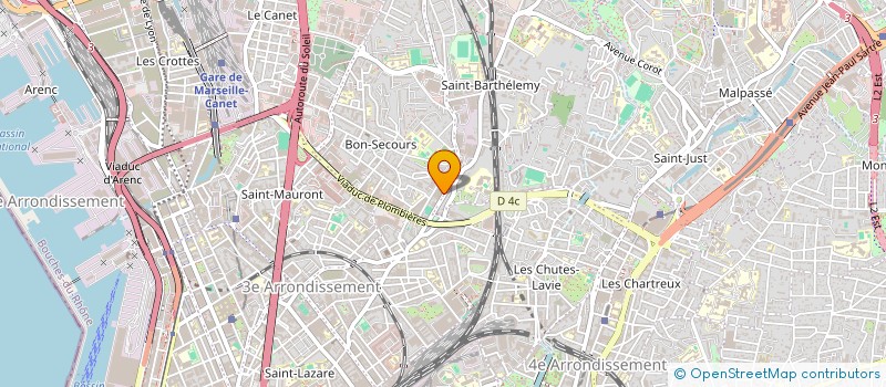 localisation de l'entreprise ETABLISSEMENTS GAY FRERES à MARSEILLE