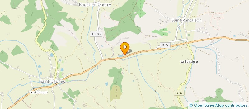 localisation de l'entreprise ETABLISSEMENTS GAZAUD ET FILS à BARGUELONNE-EN-QUERCY