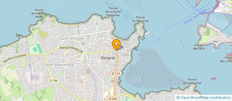 localisation de l'entreprise ETABLISSEMENTS GEKA à DINARD