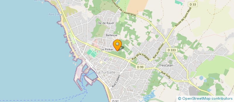 localisation de l'entreprise ETABLISSEMENTS GENCEY JACQUES  PIRIAC-SUR-MER