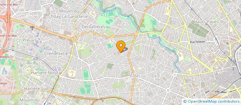 localisation de l'entreprise ETABLISSEMENTS GENDRE à NANTES