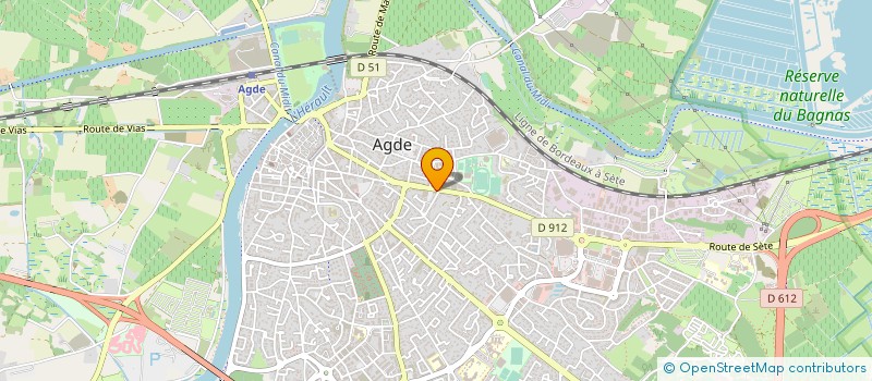 localisation de l'entreprise ETABLISSEMENTS GENIEYS à AGDE
