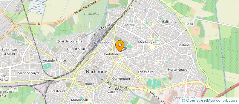 localisation de l'entreprise ETABLISSEMENTS GEORGES GEYNES & FILS à NARBONNE