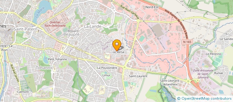 localisation de l'entreprise ETABLISSEMENTS GEORGES HOUDET  SENE