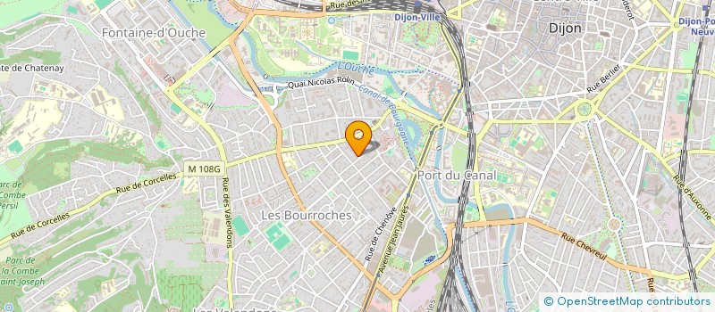 localisation de l'entreprise ETABLISSEMENTS GERIN à DIJON