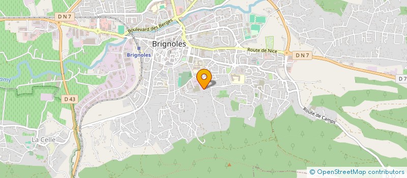 localisation de l'entreprise ETABLISSEMENTS GIANATI à BRIGNOLES