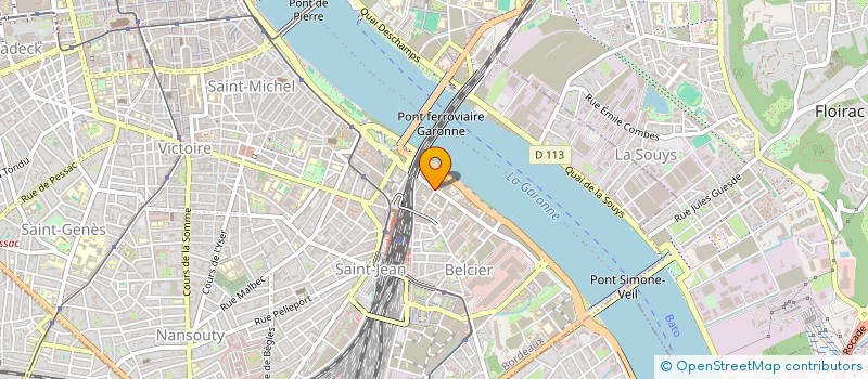 localisation de l'entreprise ETABLISSEMENTS GIL FRERES à BORDEAUX