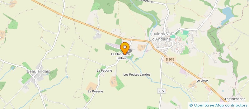 localisation de l'entreprise ETABLISSEMENTS GILBERT à RIVES D'ANDAINE